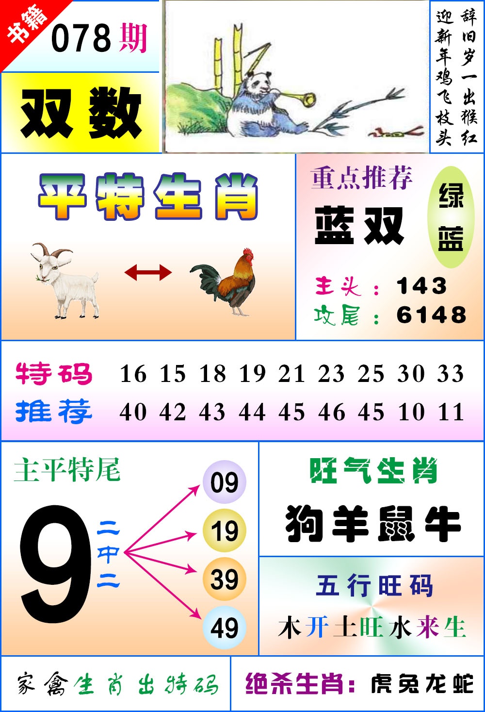 078期澳门风水平特[图]